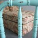 RESERVED FOR SASHA / Antique Distressed Spindle Bed