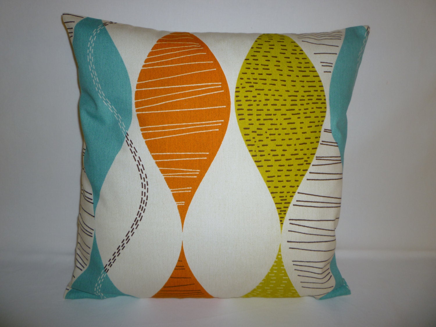 Orange 4 CHOICES Mix Match Designer Pillows Cushion Covers Shams Slips Scatter PAIR 16" (40cm)