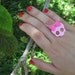 Glam Skull Ring in Black and White