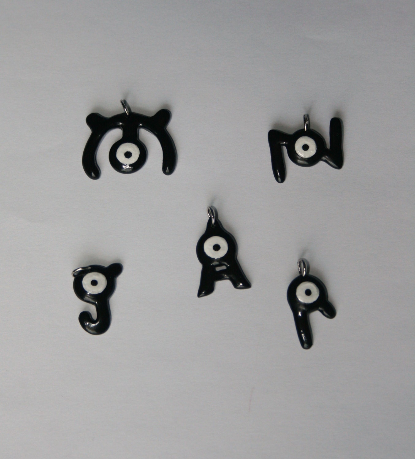 Unown Pokemon Initial Necklace