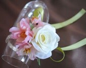 July Rhinestone Wristlet Corsage
