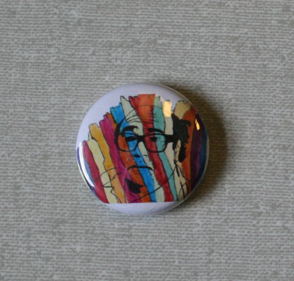Hand Drawn Danny Devito One Inch Button