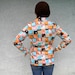 The Marsha Brady Shirt - Vintage 70s Flower Power Blouse/Shirt/Top w/ Trippy Geometric Space Age Pucci Style Design - m/l