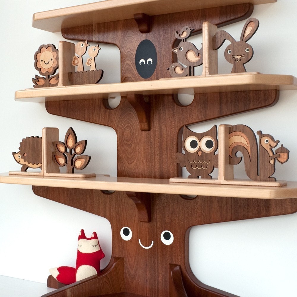Woodland Forest Friends Bookends Mix / Match (2)
