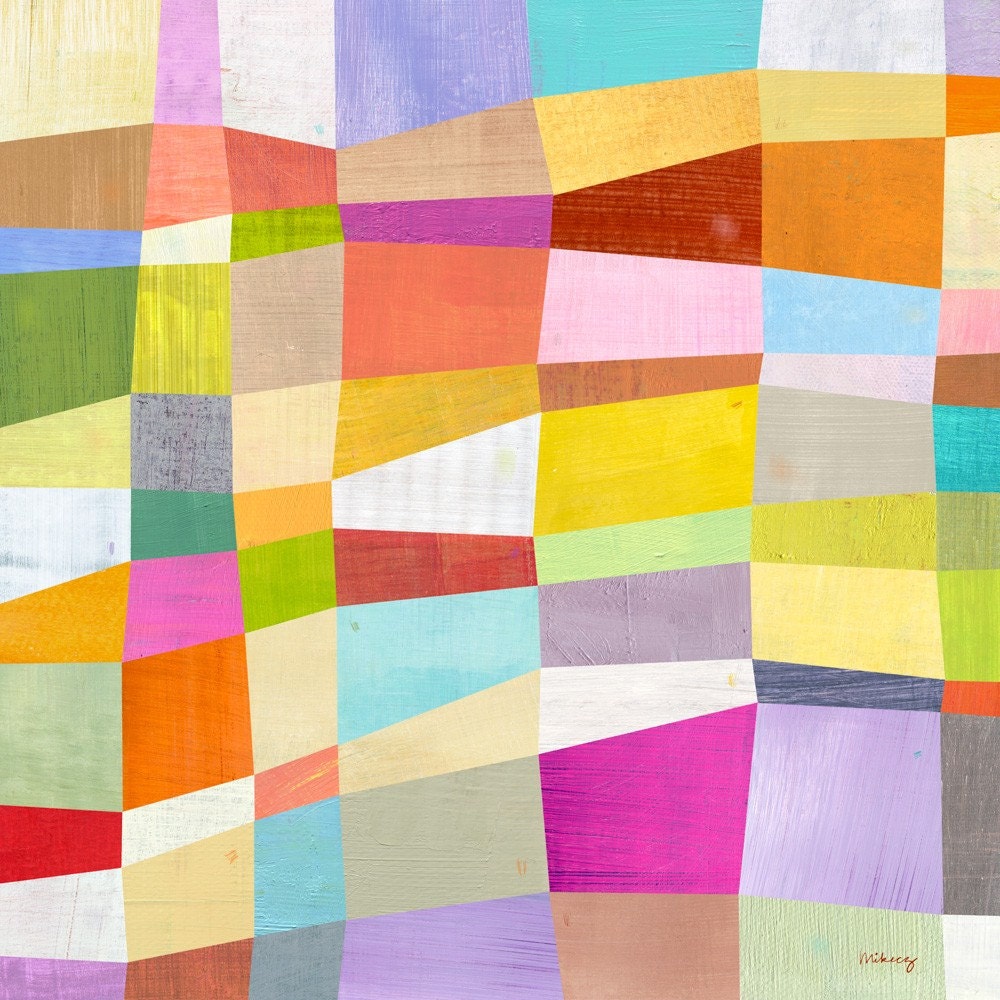 Block Abstract Art Print