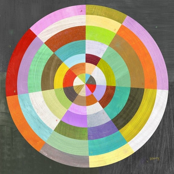 Bullseye Geometric Print