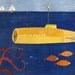 Submarine and Octopus Print