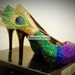 Peacock Bling Shoes