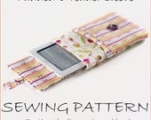 INSTANT DOWNLOAD Padded e-reader sleeve PDF sewing patern for Kindle, nook and ipad plus instructions to fit other devices