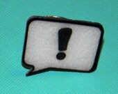 word bubble ring - exclamation