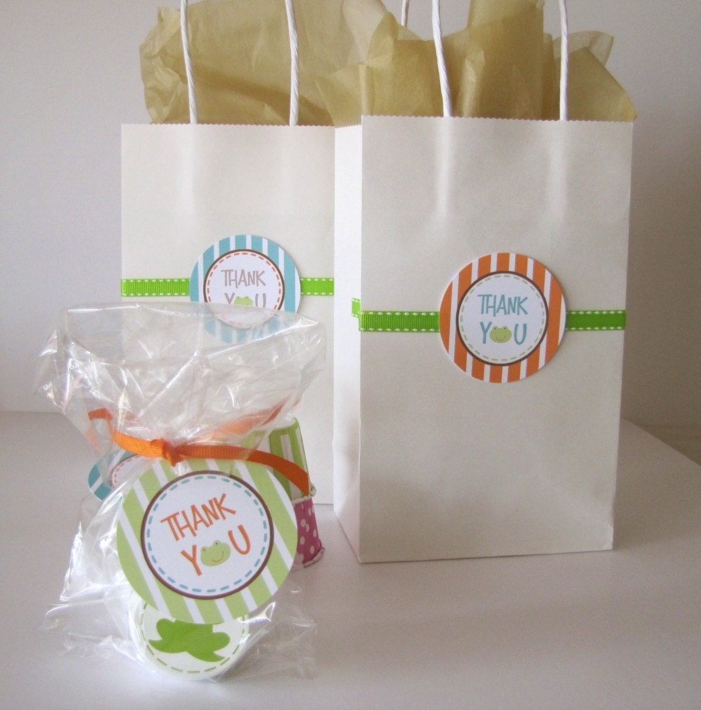 Frog Happy Birthday THANK YOU TAGS Printable