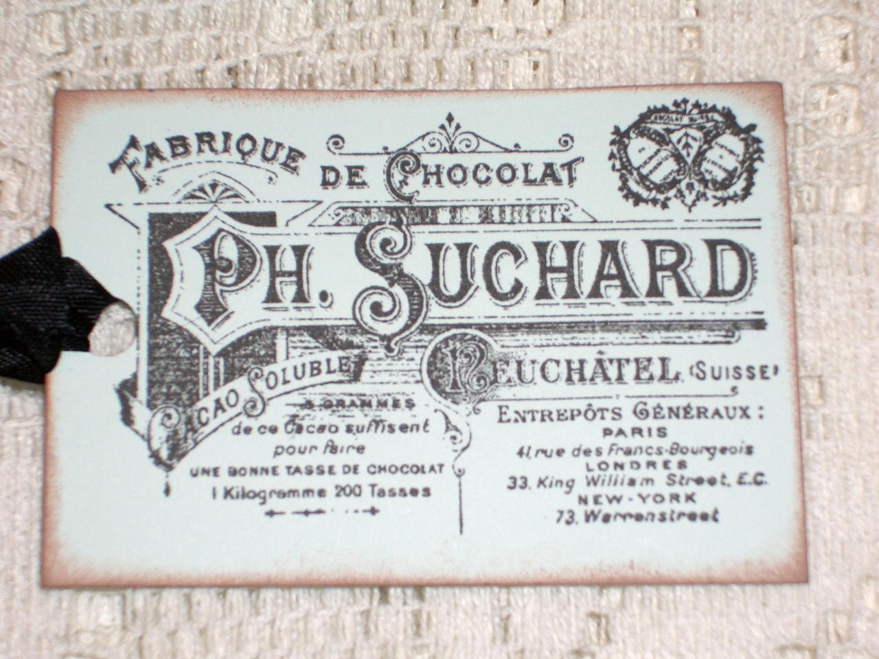 Vintage Chocolate Labels