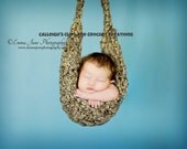 Instant Download Crochet Pattern - No 34 Thick N' Quick Crochet Hammock - Newborn Photography Prop
