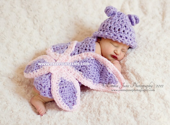 Butterfly - Cuddle Critter Cape Set - Newborn Photography Prop -