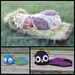 Instant Download Crochet Pattern - Owlette Owl - Cuddle Critter Cape Set - Newborn Photography Prop