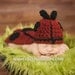 Cuddle Critter Cape Set - Ladybug - Newborn Photography Prop