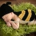 Cuddle Critter Cape Set - Bumble Bee - Newborn Photography Prop