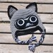 Raccoon earflap hat - infant, toddler, & kids