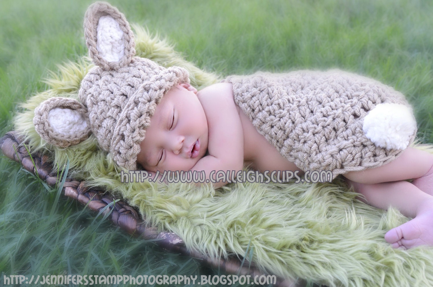 Instant Download Crochet Pattern no.25 Bunny Rabbit- Cuddle Critter Cape Set