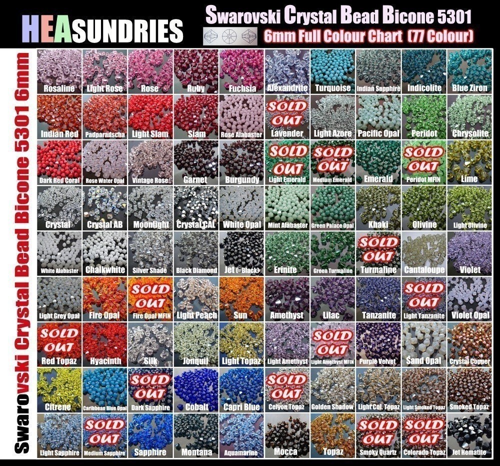 Swarovski gyöngyök és bicone gyöngyök nagykeráron!