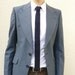 Skinny Knitted Tie in Royal Navy Blue Lambswool - Gift For Him Men Dad Boss Under 50 - MADE TO ORDER