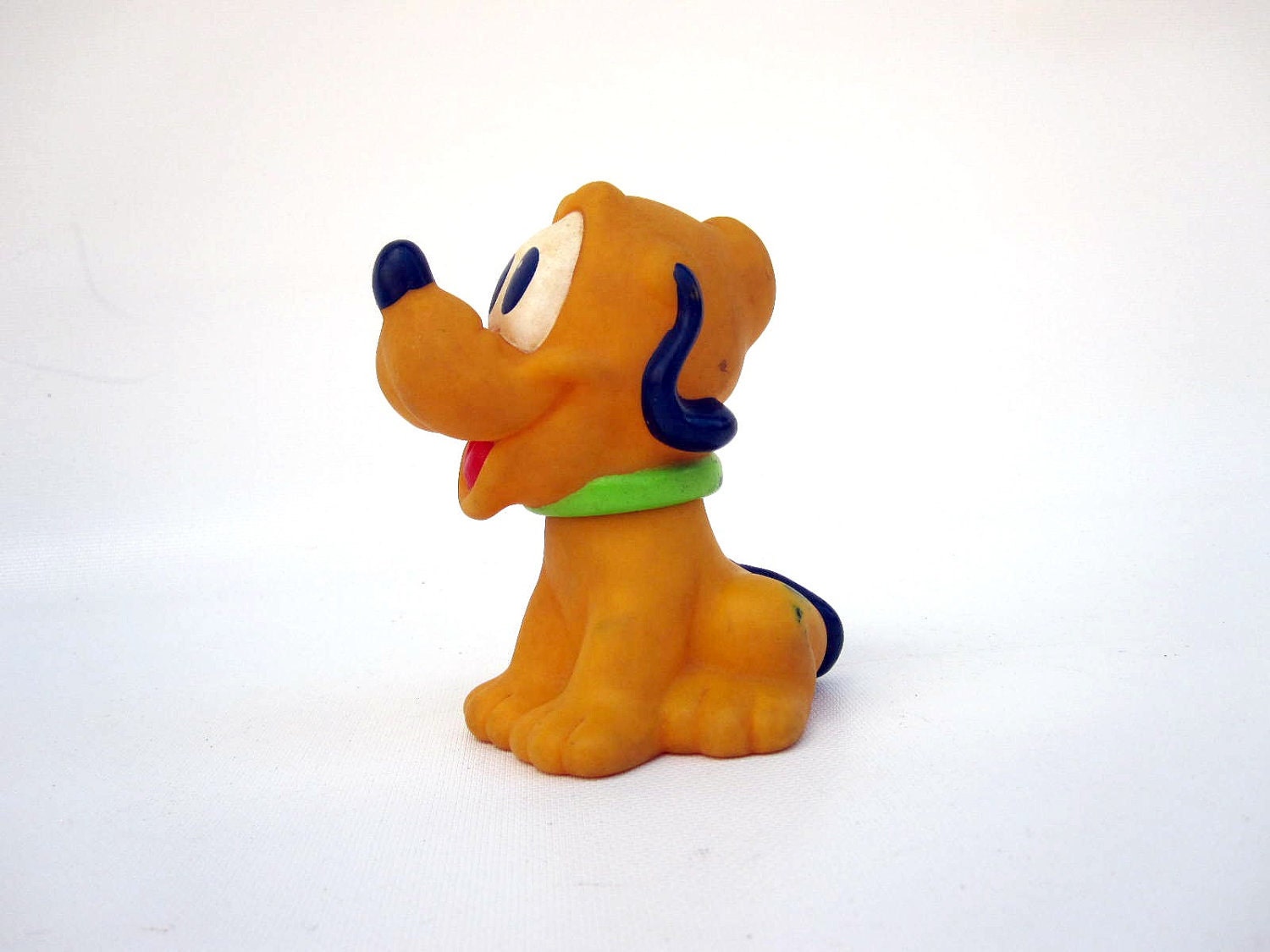 Vintage Pluto Squeak Toy Bath or Dog Toy Disney Souvenir