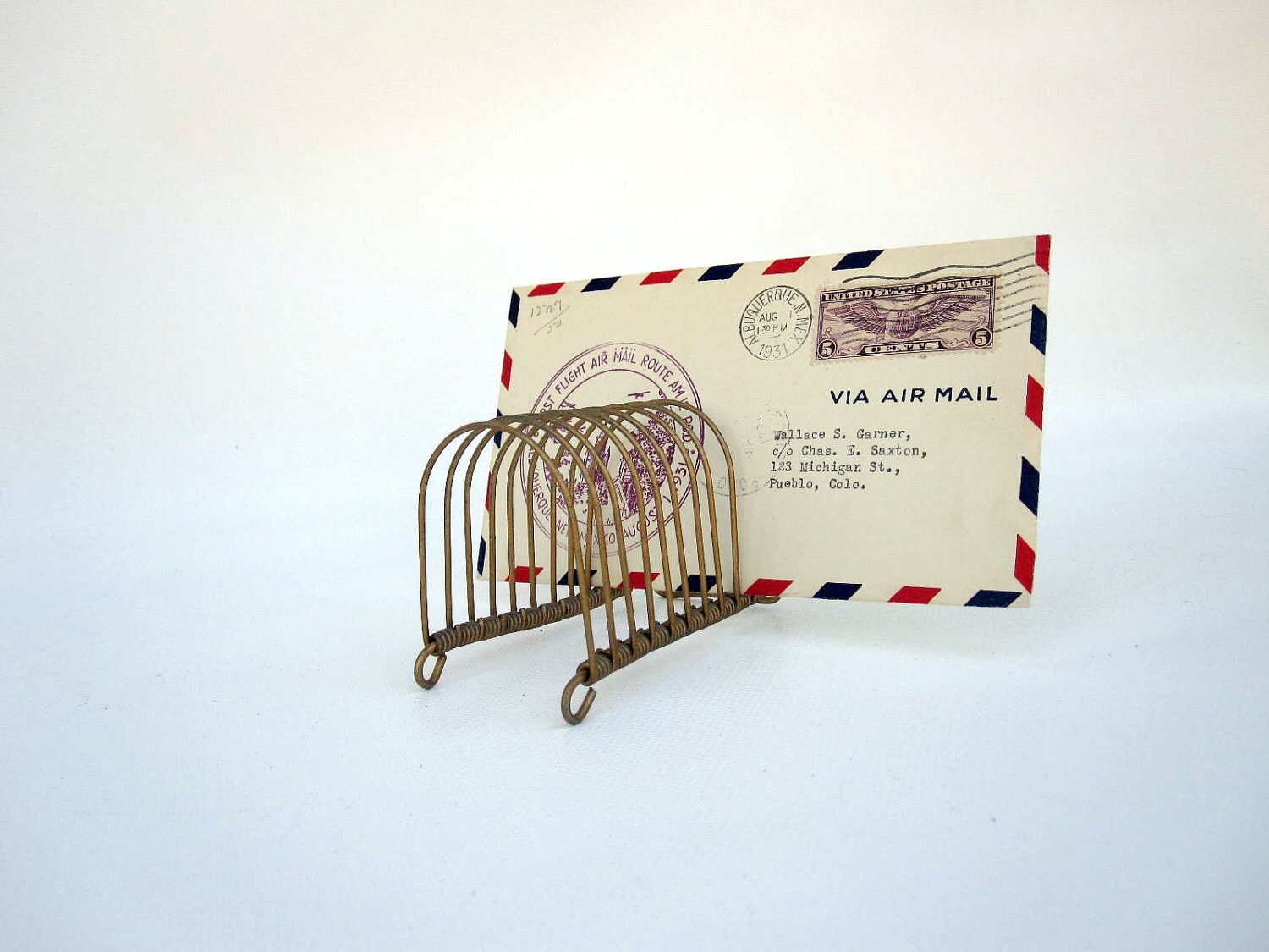 Wire Letter Rack
