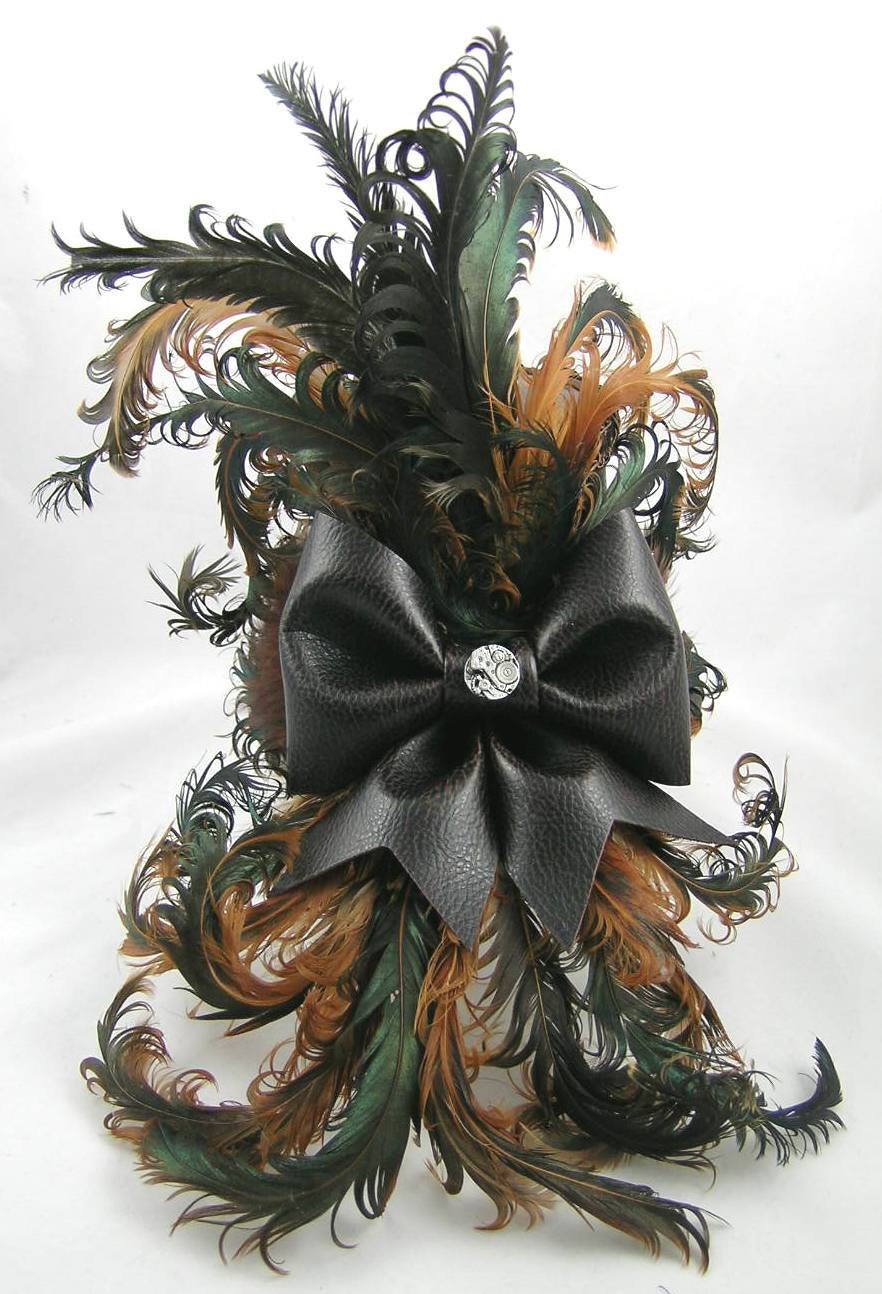 Mini Top Hat - Brown Gears and Time Travel Steampunk Victorian