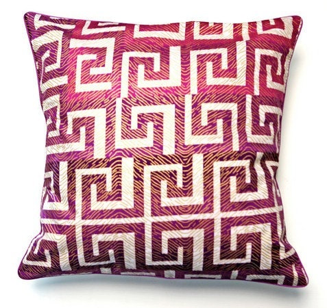 African Wax Print Pillow Cover (Jamia Natural)