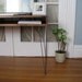 Jeremiah Collection Mid Century Desk With Hand-Welded Hairpin Legs