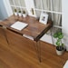 Jeremiah Collection Mid Century Desk With Hand-Welded Hairpin Legs