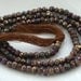 Yummy mystic chocolate spinel faceted rondelles 3mm