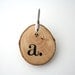 Choose your initial...Keychain made with wood and cable steel wire with your monogramme hand painted..