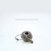 SUMMER SALE 20% OFF - The Nautical Keychain with brown sea wood with cable wire keyring