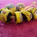 African trade beads love beads SET OF 7
