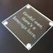 The Big Lebowski Movie Quote Glass Coaster Not Mirror