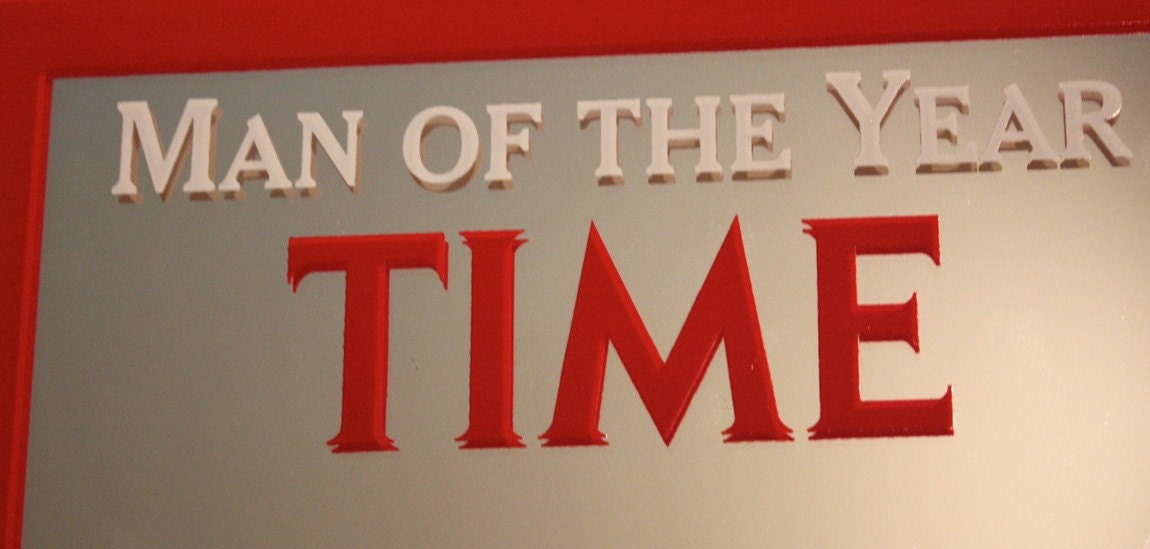 The Big Lebowski Time Man of the Year Mirror Prop Replica - Screen Printed