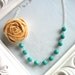 Ive Got Sunshine fabric flower necklace rosette
