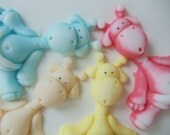 30 Jungle Baby Shower Favors - Baby Giraffe Soap