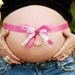 It's a Girl Maternity Baby Bump Bow Sash