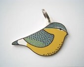Blue Tit Keyring / Keychain