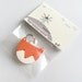 Fox Cub Keyring / Keychain