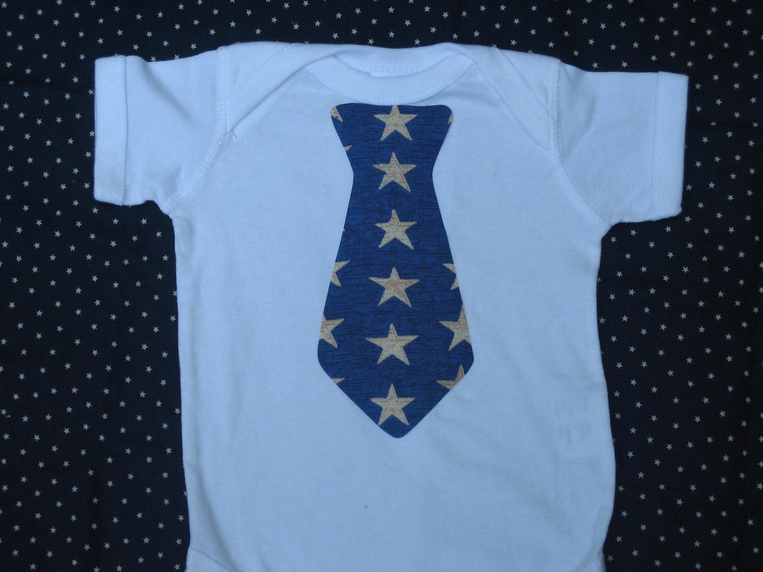 Fourth of July Star tie shirt