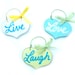 Live Laugh Love Mini SIGN TRIO three Distressed Handmade Hand-painted Wooden WHAGN Made to Order