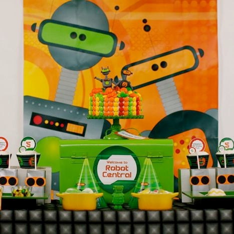 20 DOLLARS OFF Robot Birthday Party Value Package a DIY Printable Collection by Spaceships and Laser Beams Il_170x135