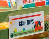 Blank Labels from the Vintage Train DIY Printable Collection by Spaceships and Laser Beams