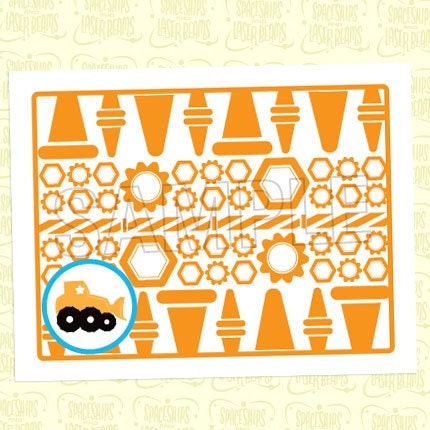 Construction Birthday Party Placemats /Tray Liners from the Construction Crew DIY Printable Collection by Spaceships and Laser Beams