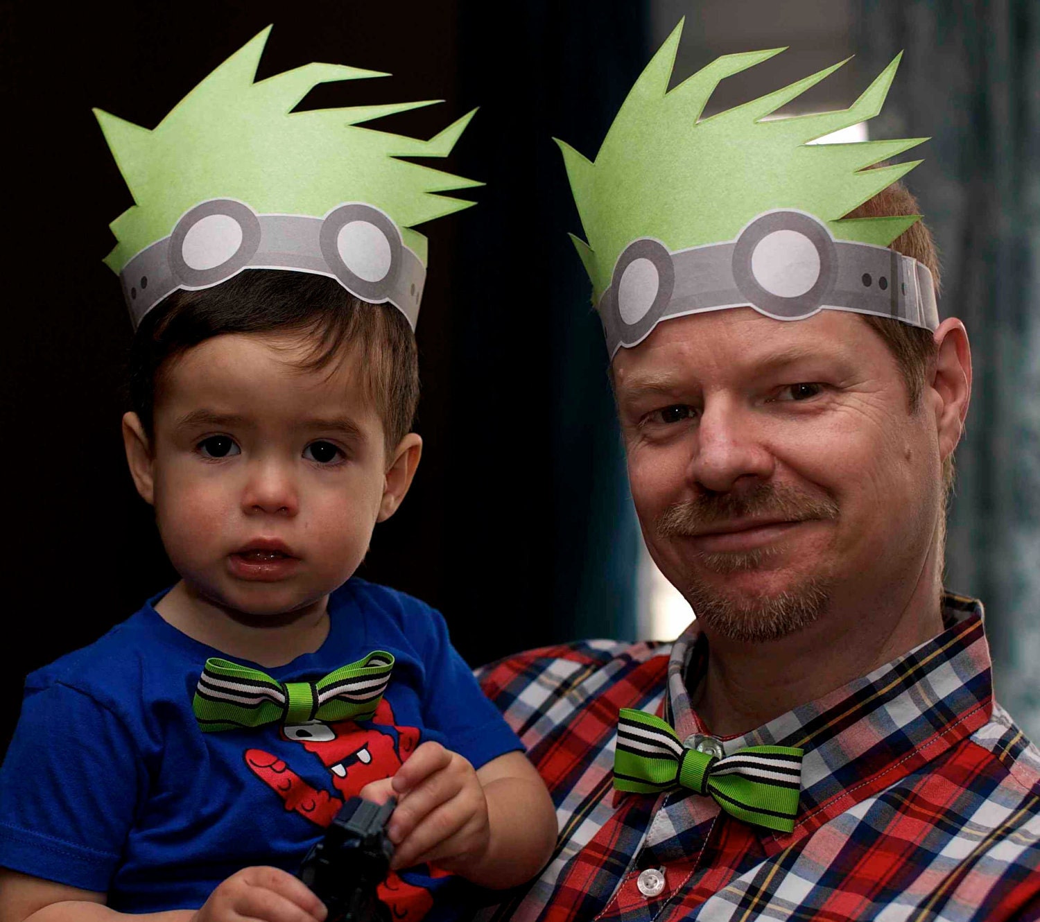 Mad Science Party Hat from the Mad Science Birthday Themed DIY Printable Collection by Spaceships and Laser Beams