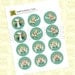 2 Inch Circle Decal from the Football Fun DIY Printable Collection by Spaceships and Laser Beams