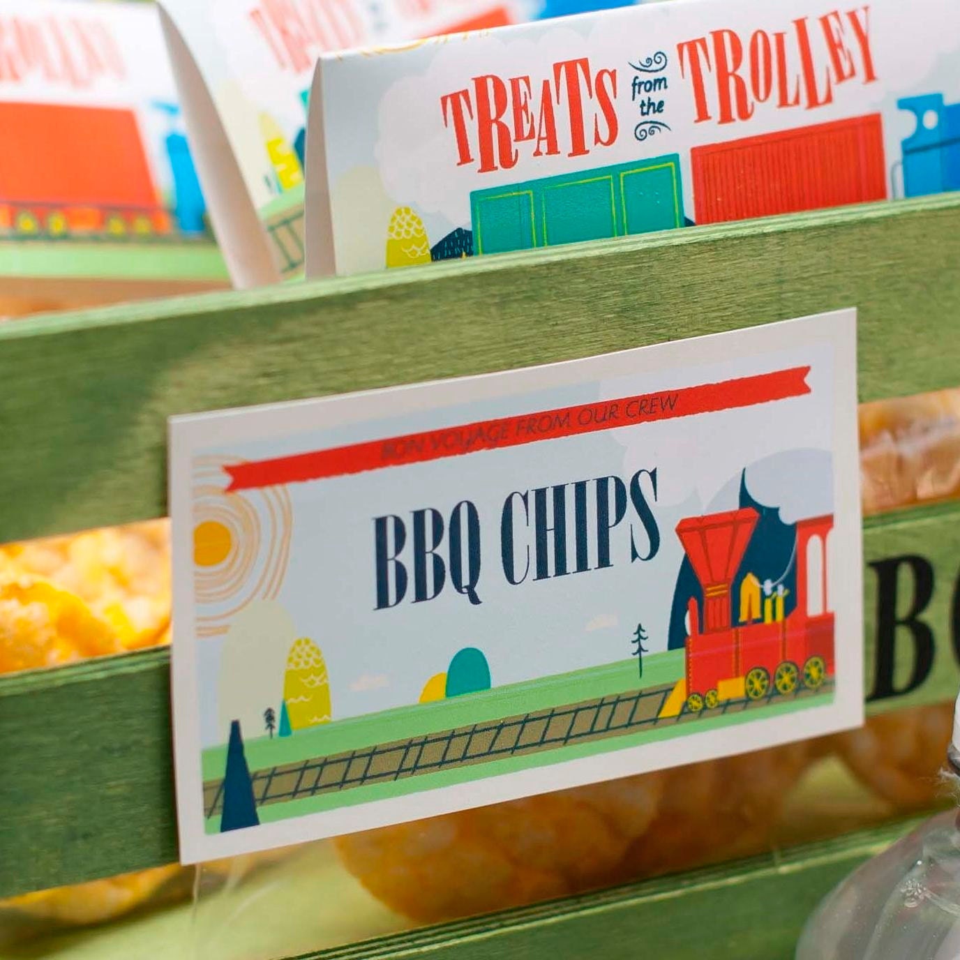 Blank Labels from the Vintage Train DIY Printable Collection by Spaceships and Laser Beams